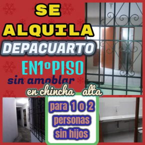 Se alquila depacuarto en Chincha Alta